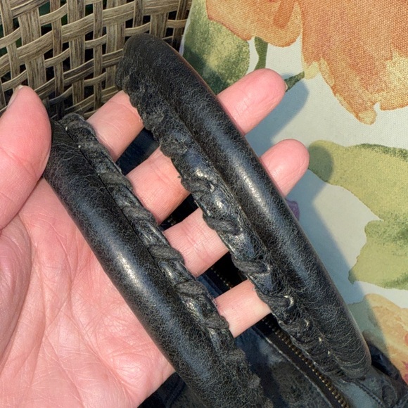 🔥RARE XL🔥Balenciaga City Tote Extra Large 50cm Black Gunmetal Crinkled Leather - Picture 15 of 17